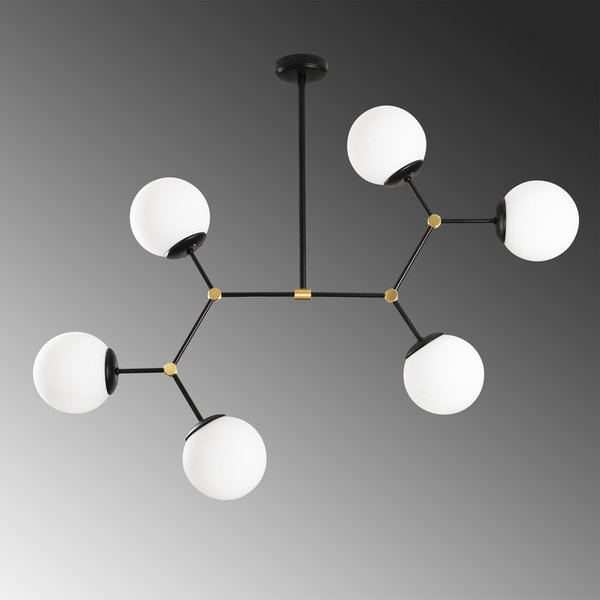Opviq Luminara Noir: Modern Elegance Chandelier | Opviq