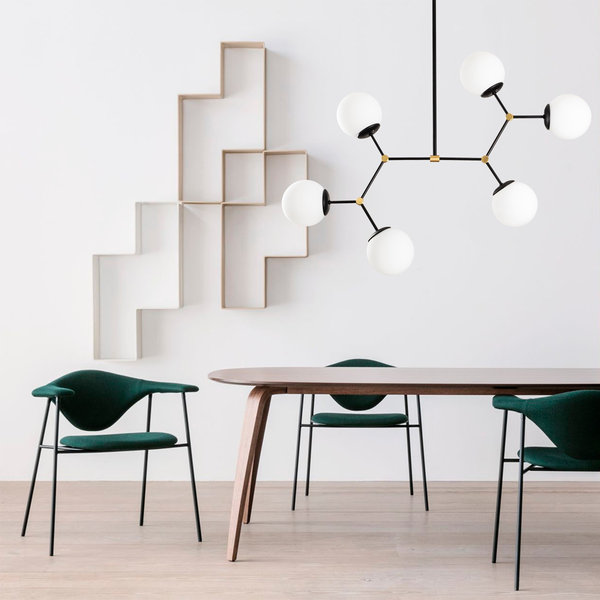 opviq Luminara Noir: Modern Elegance Chandelier | Opviq