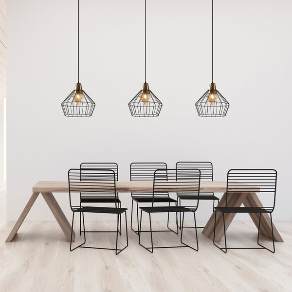 opviq Luminara Noir: Modern Elegance Chandelier | Opviq