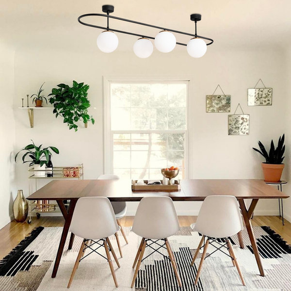 opviq Luminara Noir: Modern Elegance Chandelier | Opviq