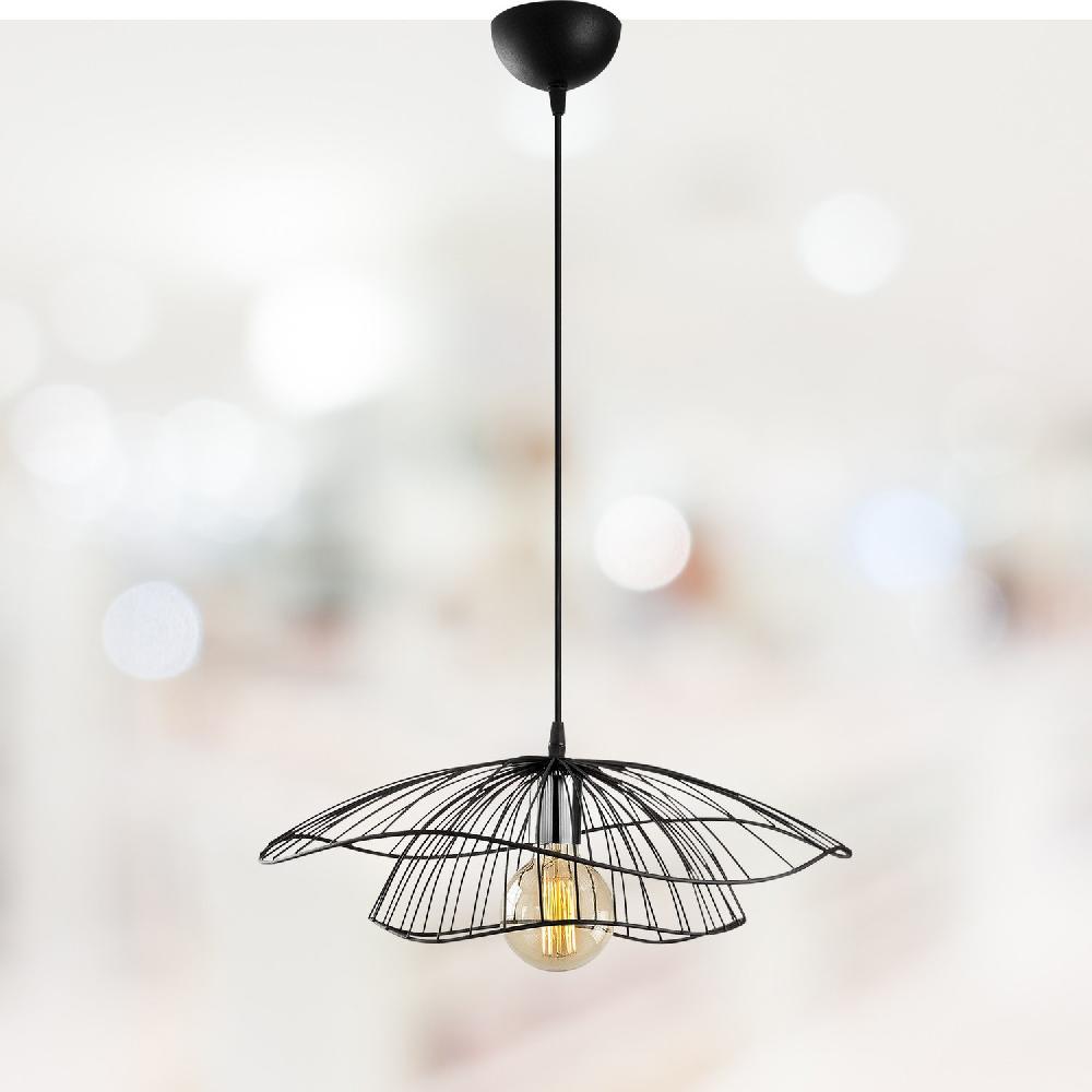 Opviq Luminara Noir: Modern Metal Chandelier Delight | Opviq