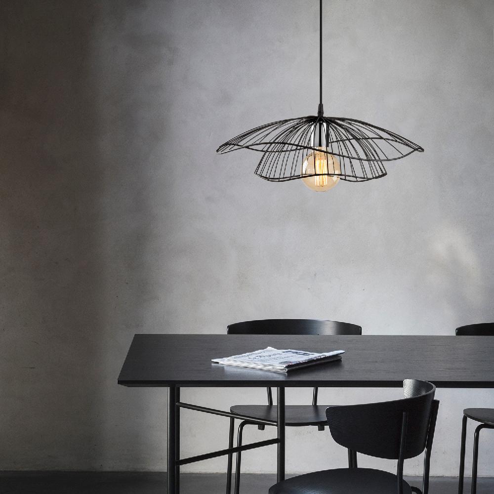 Opviq Luminara Noir: Modern Metal Chandelier Delight | Opviq