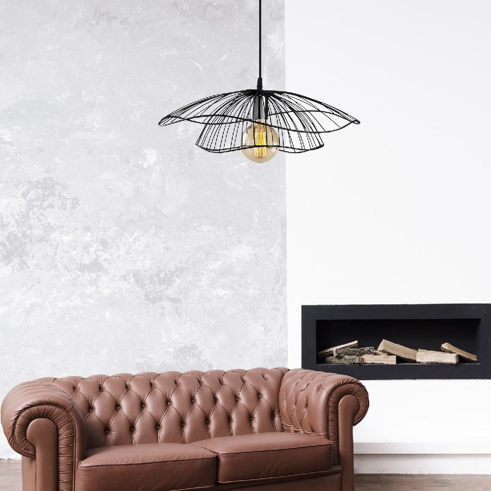 opviq Luminara Noir: Modern Metal Chandelier Delight | Opviq