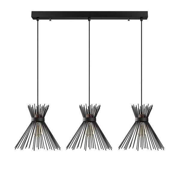 Opviq Luminara Noir: Modern Metal Chandelier Elegance | Opviq