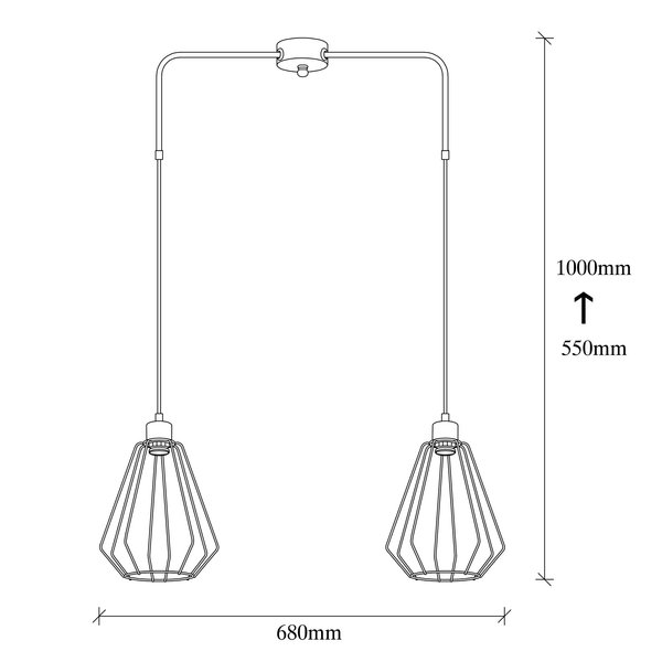 Opviq Luminara Noir: The Industrial Elegance Chandelier | Opviq