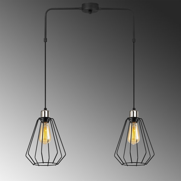 Opviq Luminara Noir: The Industrial Elegance Chandelier | Opviq
