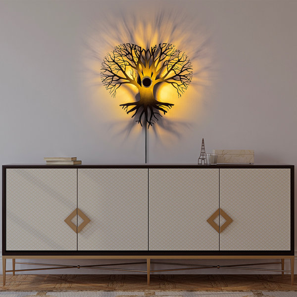 Opviq Luminara Noir: The Metal Wall Illuminaissance | Opviq