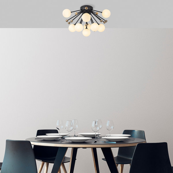 opviq Luminara Noir: The Modern Elegance Chandelier | Opviq