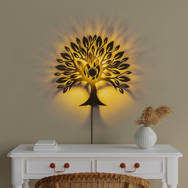 opviq Luminara Noir: The Sleek Metal Wall Glow | Opviq