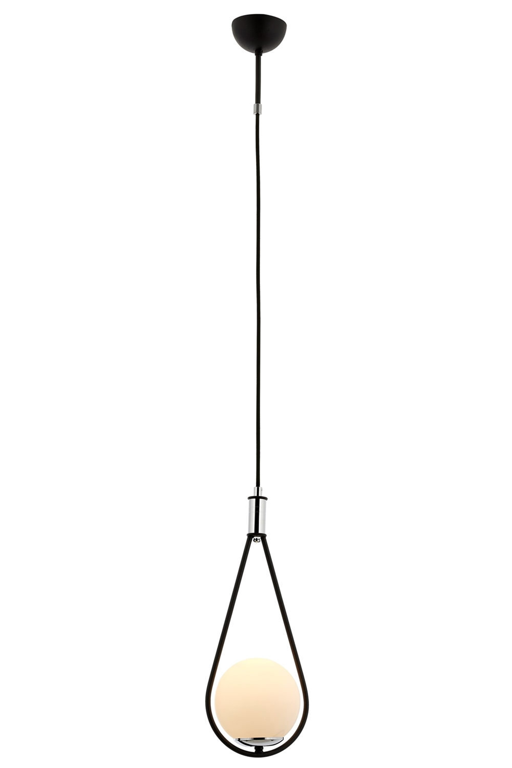 opviq Luminara Nova: Black & White Elegance Chandelier | Opviq