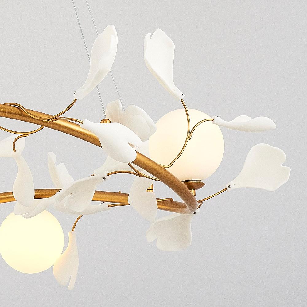 Opviq Luminara Opaluxe Chandelier 60cm - Golden Glow | Opviq