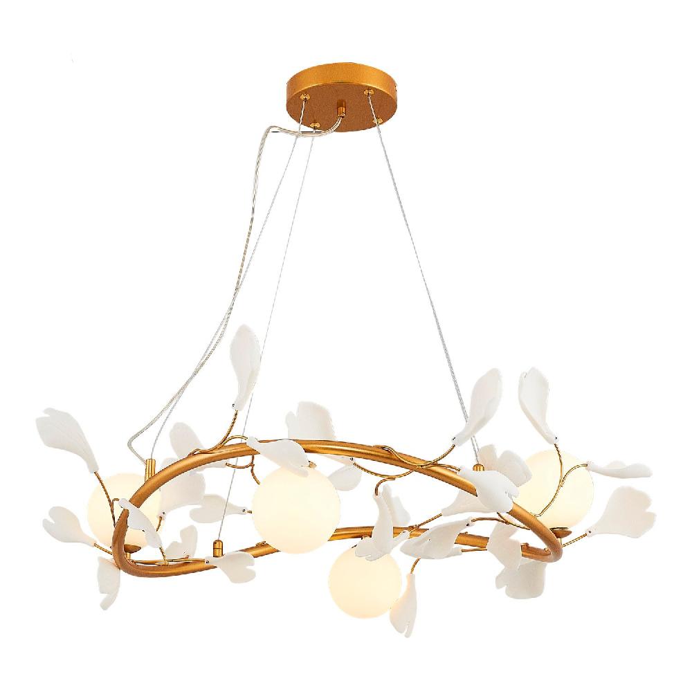 Opviq Luminara Opaluxe Chandelier 60cm - Golden Glow | Opviq