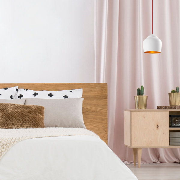 opviq Luminara ScandiChic Chandelier in Red & White | Opviq