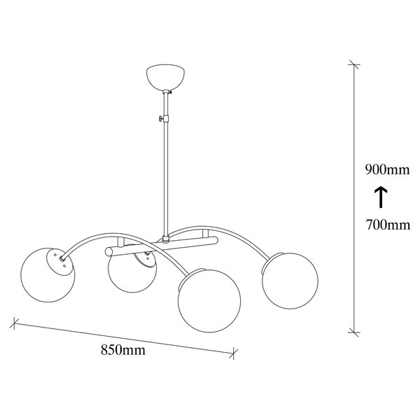 Opviq Luminara Vividus: Scandi Elegance Chandelier | Opviq