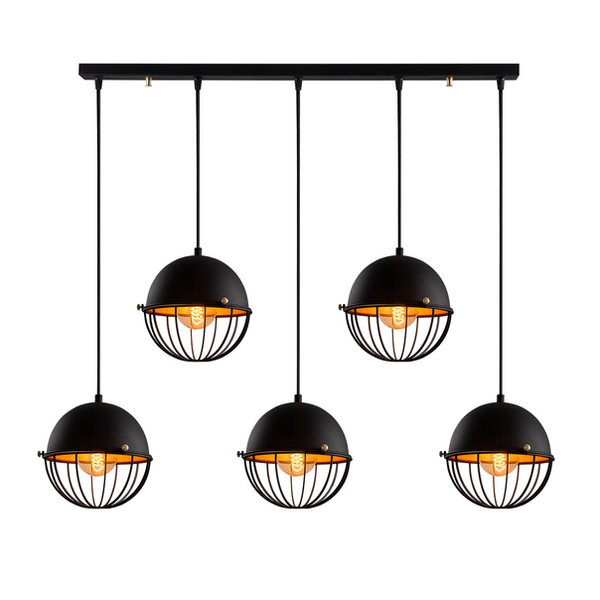 Opviq Luminara Vortex Chandelier - Black Elegance | Opviq
