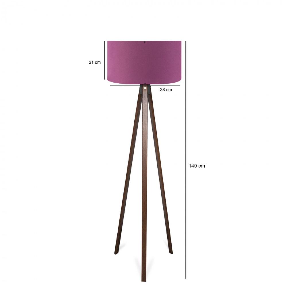 Opviq LuminaVerde: The Purple Timber Glow Lamp | Opviq