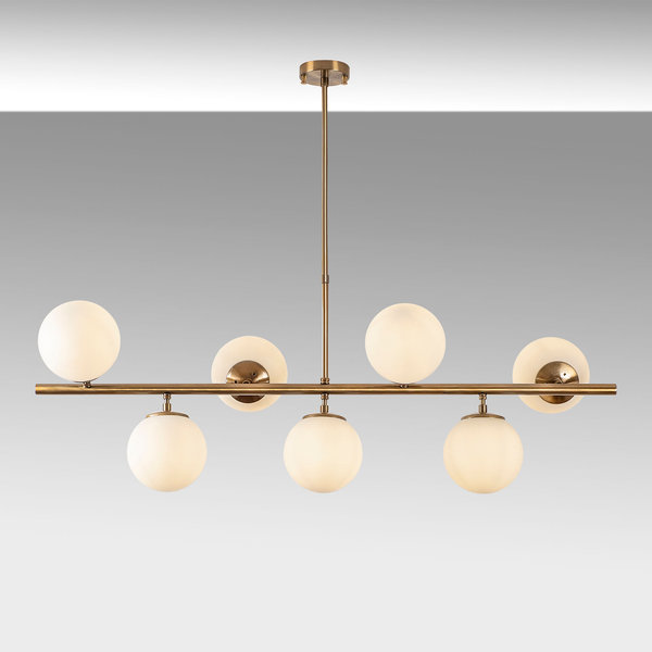 Opviq LuminaVogue Copper Chandelier Elegance 7-Light | Opviq