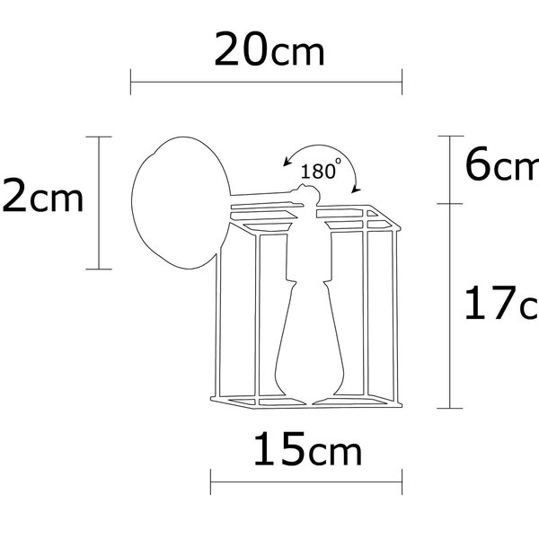 Opviq Lumineer Forge: Industrial Elegance Wall Lamp | Opviq