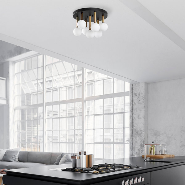 Opviq Lumineer Noir: Modern Elegance Chandelier | Opviq