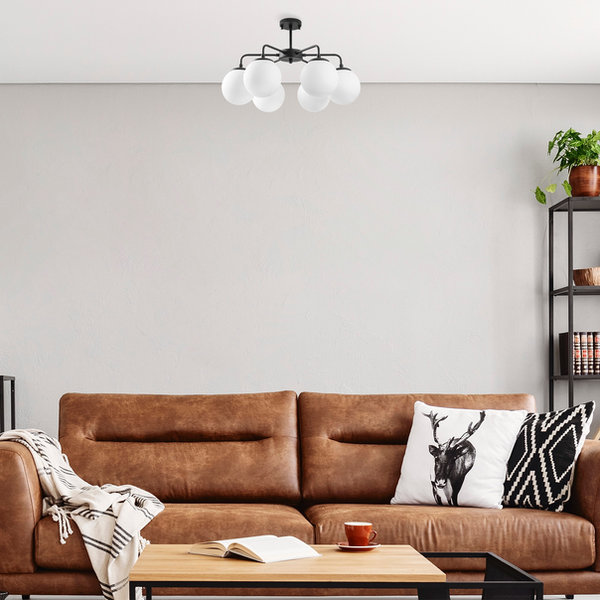 opviq Lumineo Noir: The Modern Elegance Chandelier | Opviq