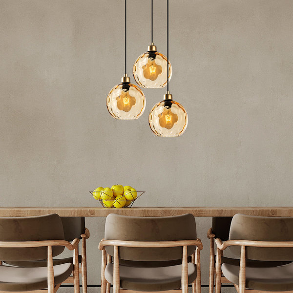 Opviq LumiNex Aura: Yellow Elegance Chandelier | Opviq