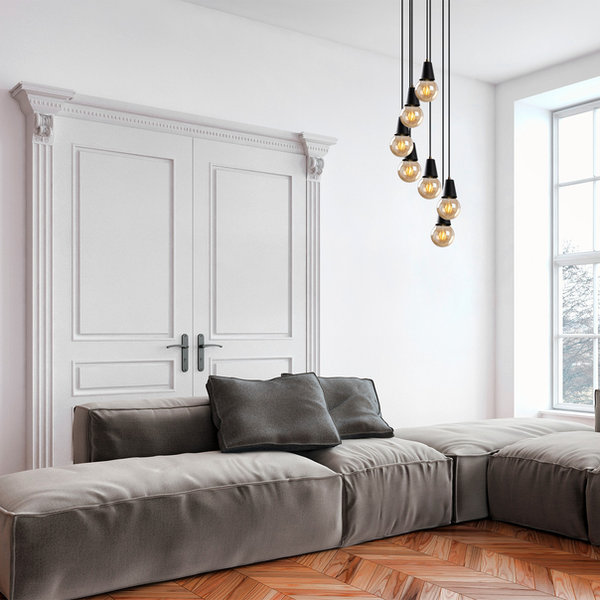 opviq Luminex Blacksmith: Adjustable Industrial Chandelier | Opviq