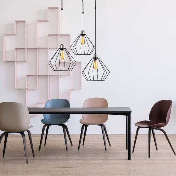 opviq Luminex Noir: Industrial Elegance Chandelier | Opviq