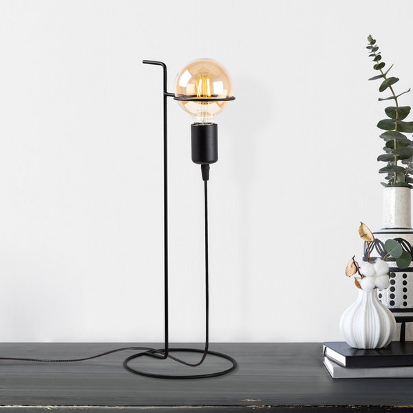 opviq Luminex Noir: Modern Industrial Table Light | Opviq