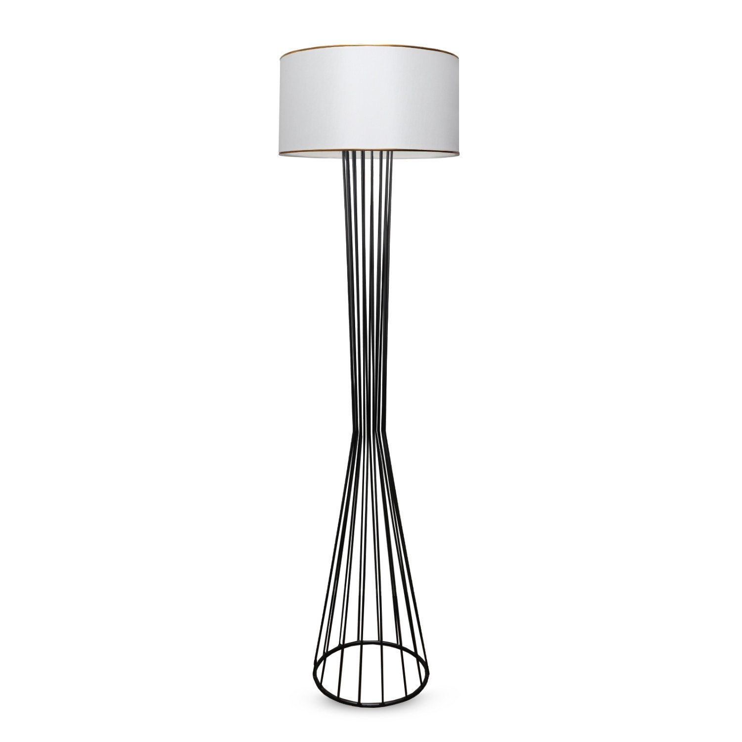 Opviq Luminova Elegance: Modern White Metal Lamp | Opviq