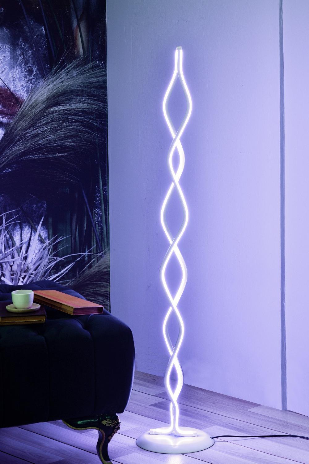 opviq Luminova Elegance: The Modern White Floor Glow | Opviq