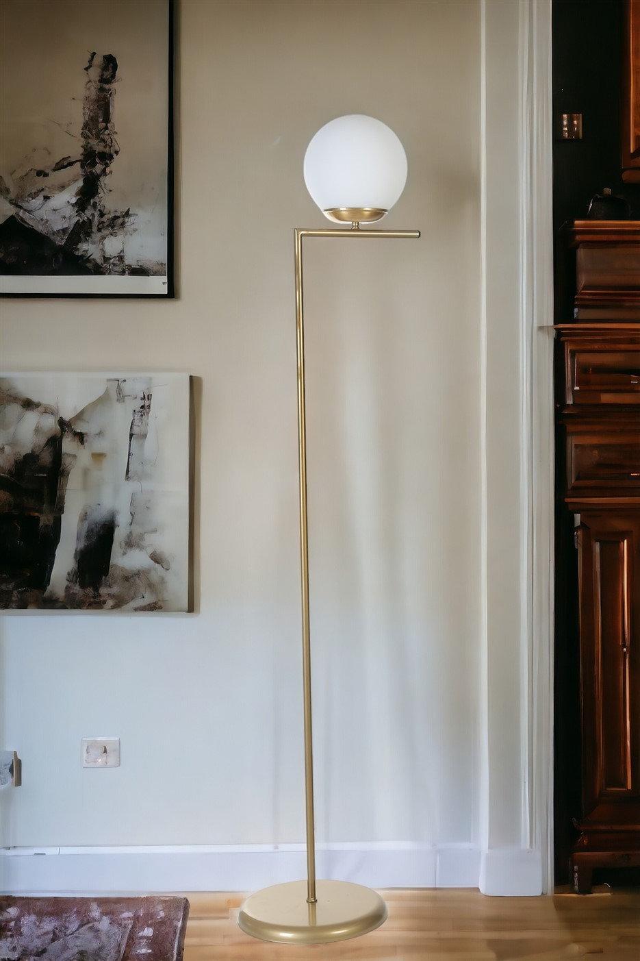 opviq LumiNova MetalGlow Floor Lamp 155 cm Elegance | Opviq