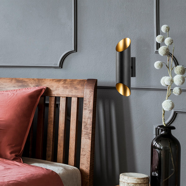 opviq LumiRise Wall Light: Modern Glow & Metal Chic | Opviq