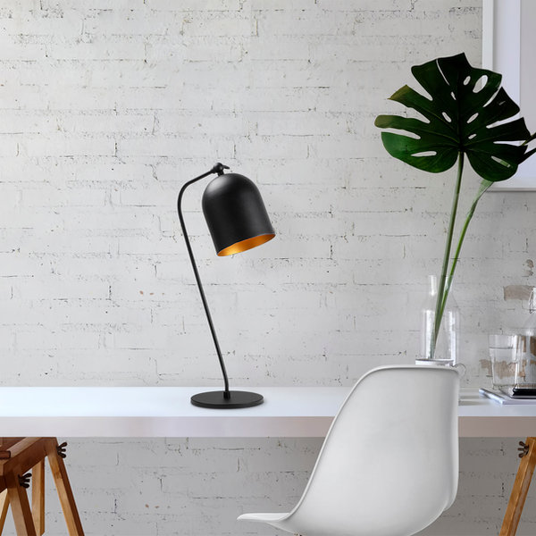 Opviq LumoCraft Noir: Modern Industrial Table Glow | Opviq