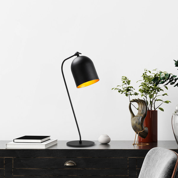 opviq LumoCraft Noir: Modern Industrial Table Glow | Opviq