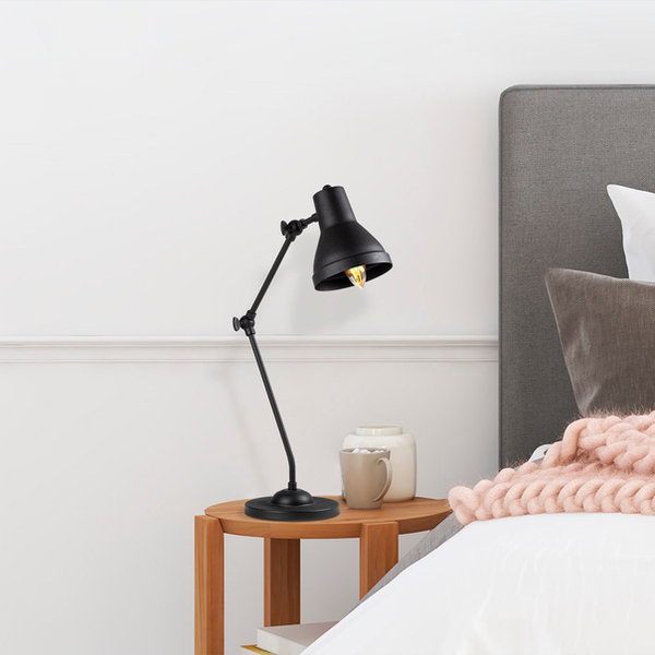 Opviq LumoCraft Noir: The Modern Metal Table Lamp | Opviq