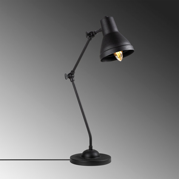 Opviq LumoCraft Noir: The Modern Metal Table Lamp | Opviq