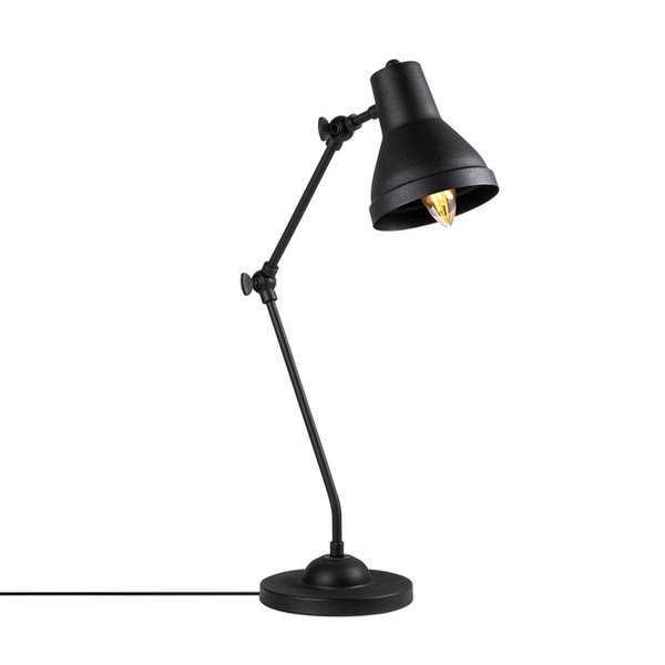 Opviq LumoCraft Noir: The Modern Metal Table Lamp | Opviq
