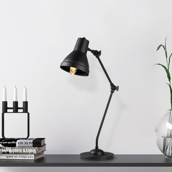opviq LumoCraft Noir: The Modern Metal Table Lamp | Opviq