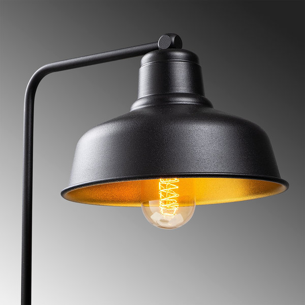 Opviq LumoForge Noir - Industrial Elegance Lamp | Opviq