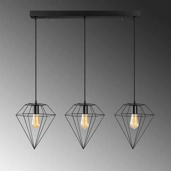 Opviq Lumos Noir Chandelier: Industrial Elegance | Opviq