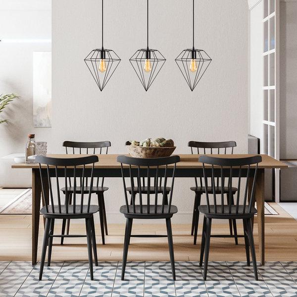 opviq Lumos Noir Chandelier: Industrial Elegance | Opviq