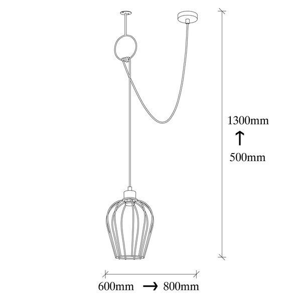 Opviq Lumos Noir Chandelier: Industrial Elegance Unleashed | Opviq