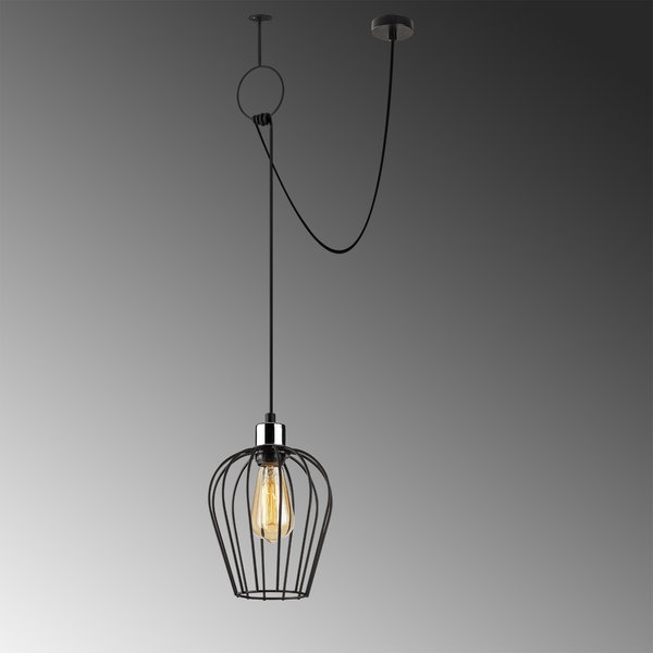 Opviq Lumos Noir Chandelier: Industrial Elegance Unleashed | Opviq