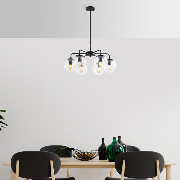 opviq Lumos Noir Chandelier: Modern Elegance Unleashed | Opviq