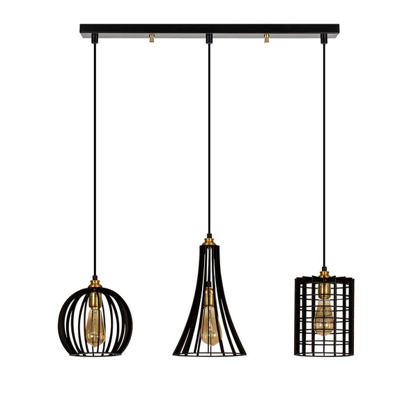 Opviq Lumos Noir: Industrial Elegance Chandelier | Opviq