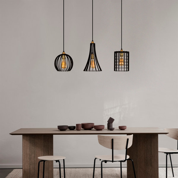 opviq Lumos Noir: Industrial Elegance Chandelier | Opviq