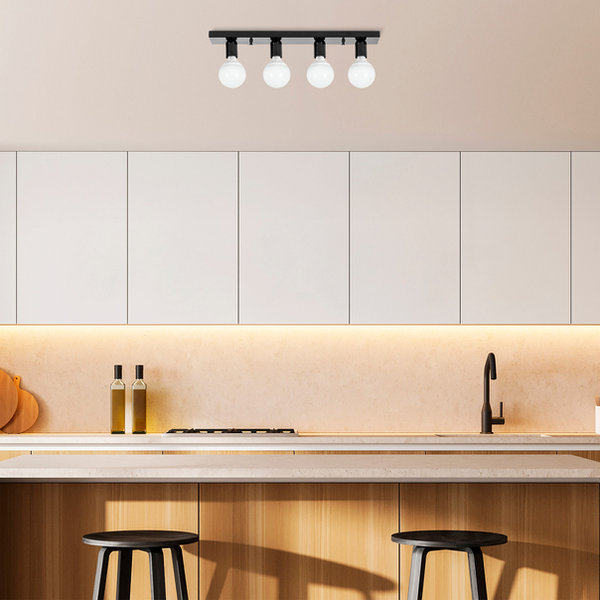 opviq Lumos Noir: Industrial Elegance Chandelier | Opviq