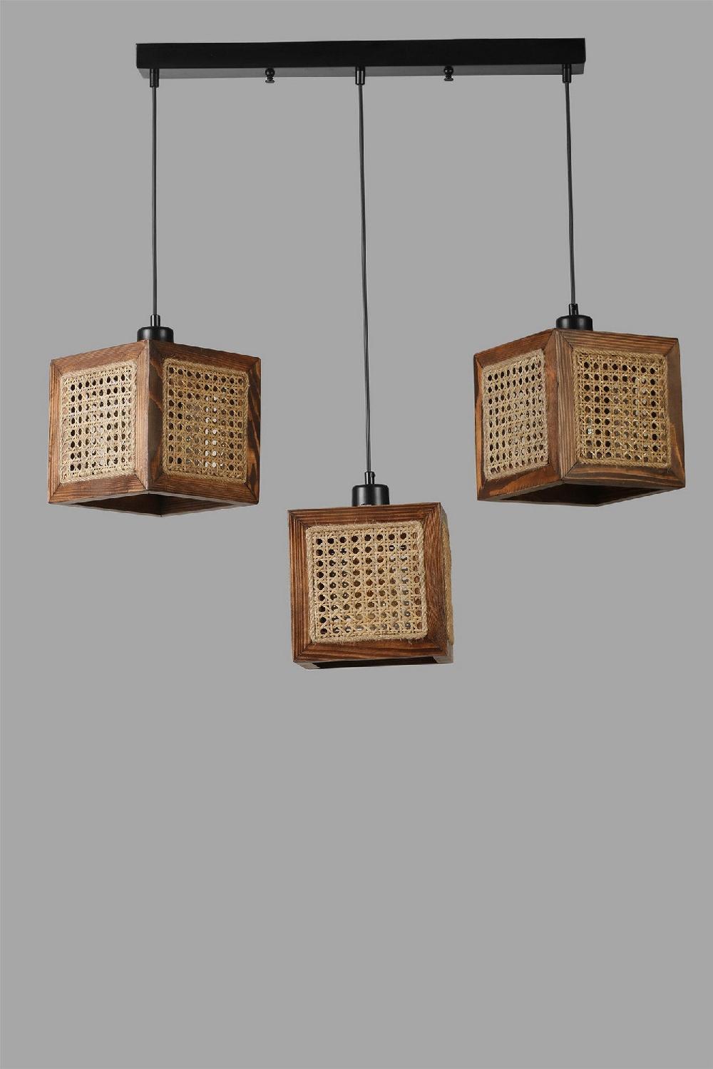 Opviq Lumos Rattania: The Eco-Chic Chandelier Delight | Opviq