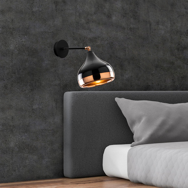 Opviq LumoScandia Noir: Elegant Copper Wall Lamp | Opviq