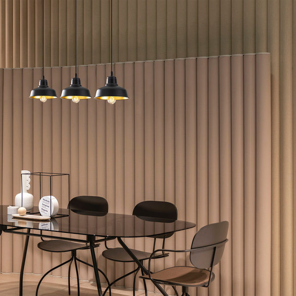 opviq Lumoscape Noir: Industrial Elegance Chandelier | Opviq